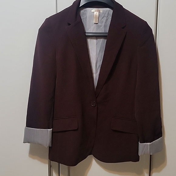 Ambiance Apparel Brown Blazer - Picture 1 of 4